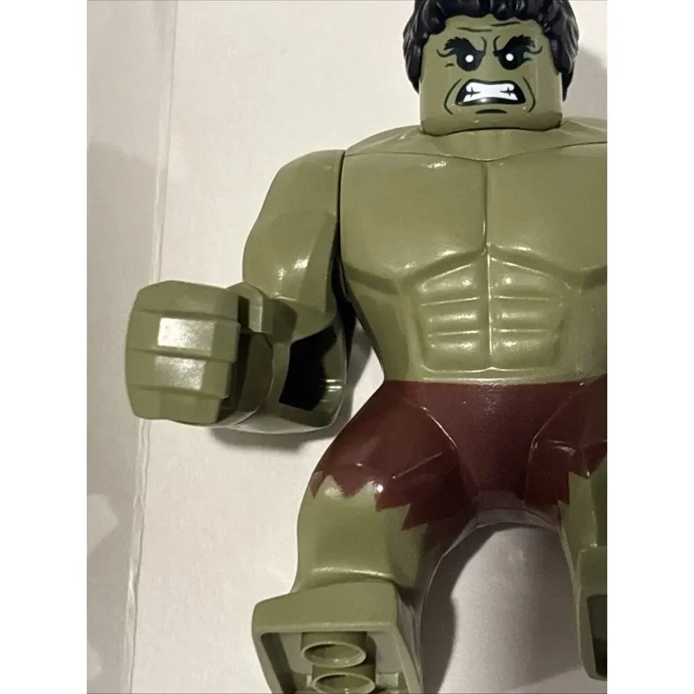 Lego Hulk Minifigure #sh1138 Giant / Reddish Brown Pants Set #76350 Brand New